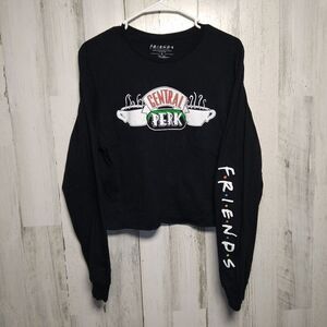 Friends Central Perk Medium Long Sleeve Cropped Tee